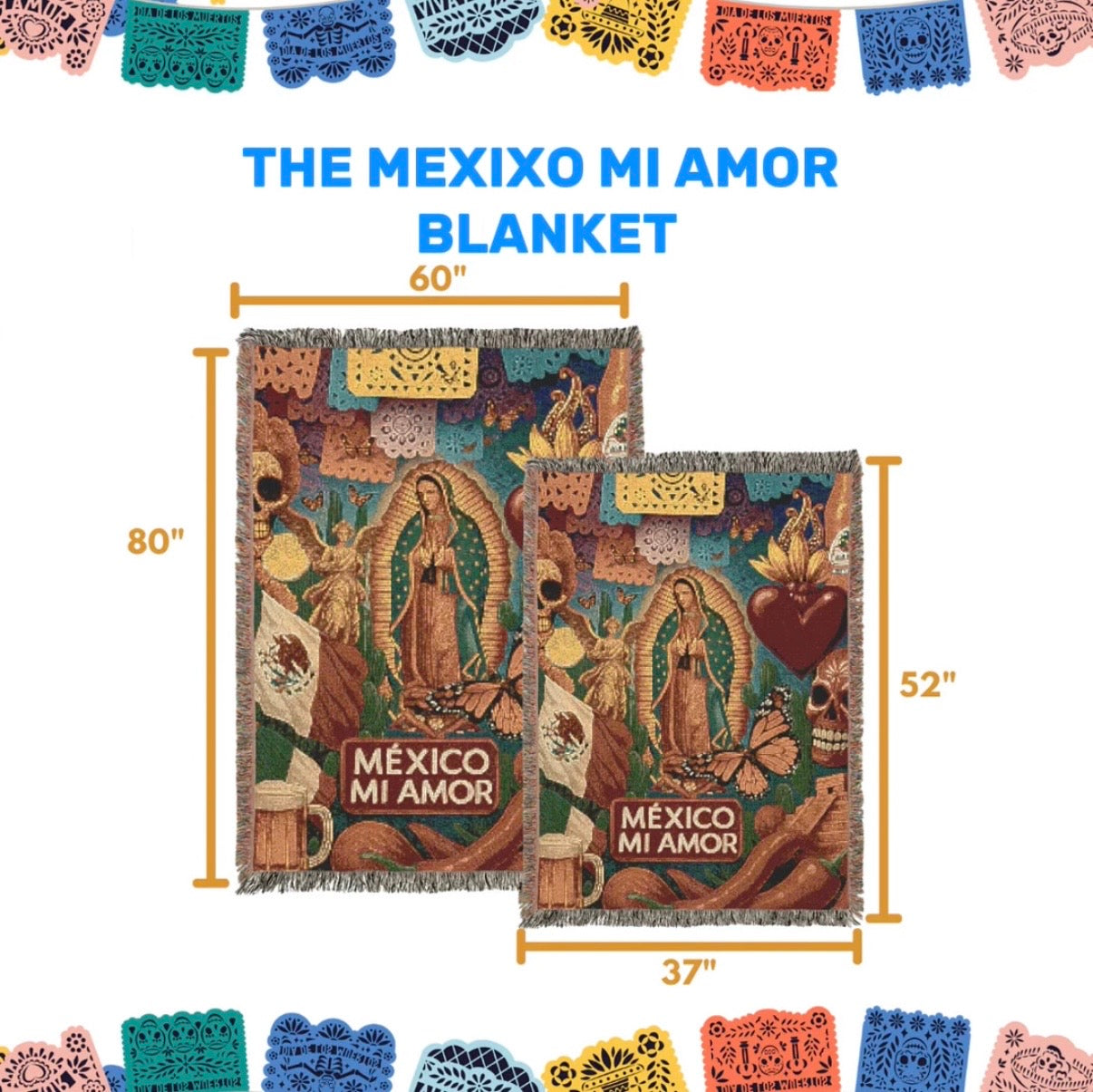 The Mexico Mi Amor Blanket